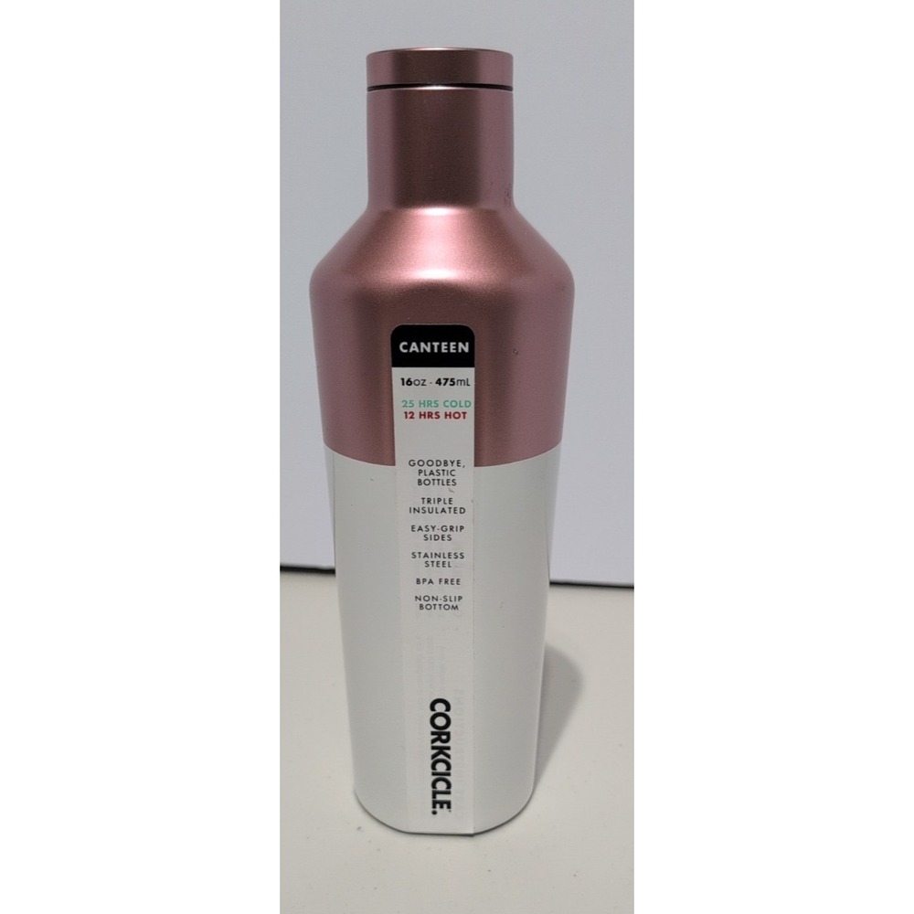 Corkcicle Modern Canteen 16 Oz Dual Color Stainless Steel New drink tumbler